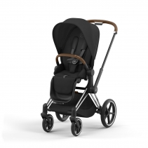 Cybex Chassis Carrinho PRIAM New Generation Chrome Brown c/Seat Pack